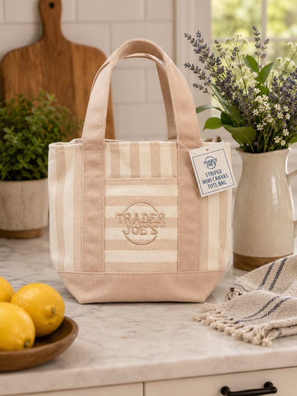 Trader Joe’s Mini Canvas Tote - spring 2026